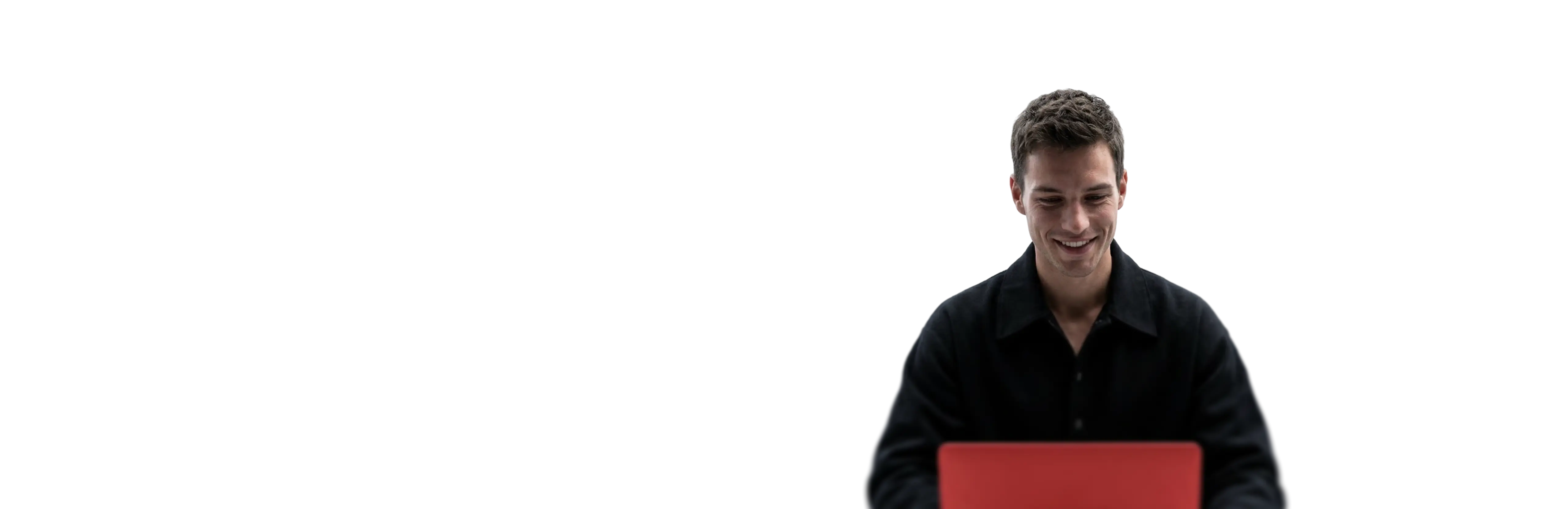 person using the Axi trading platform on a laptop
