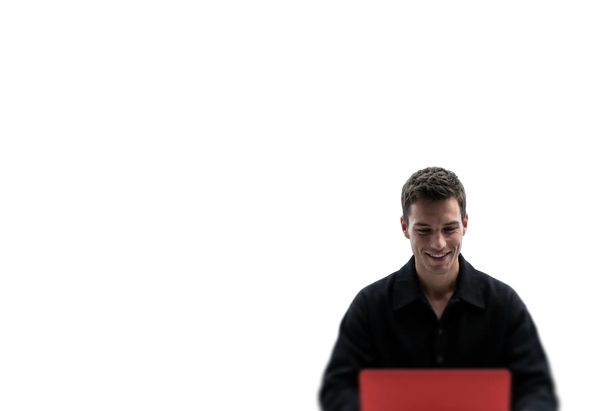 person using the Axi trading platform on a laptop
